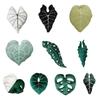 Green Leaf Throw Pillow Green Plant Back Cushion DecorOrnaments for Home Bedroom Living Room Decorations 55KF