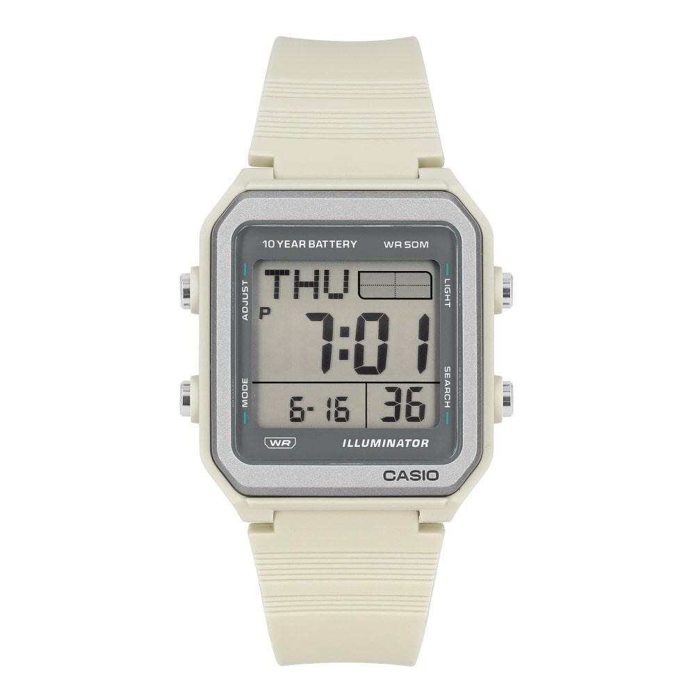 Casio Unisex Digital Square Vintage Retro Urethane Watch W 221h 8avdf W-221H-8AVDF