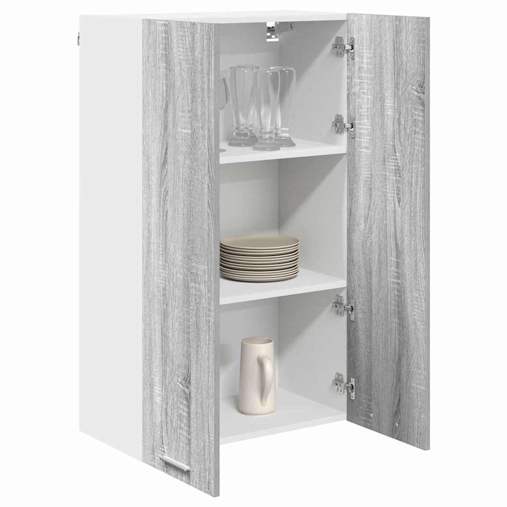 Hanging Cabinet Grey Sonoma 60 X 31 X 100 Cm Particleboard