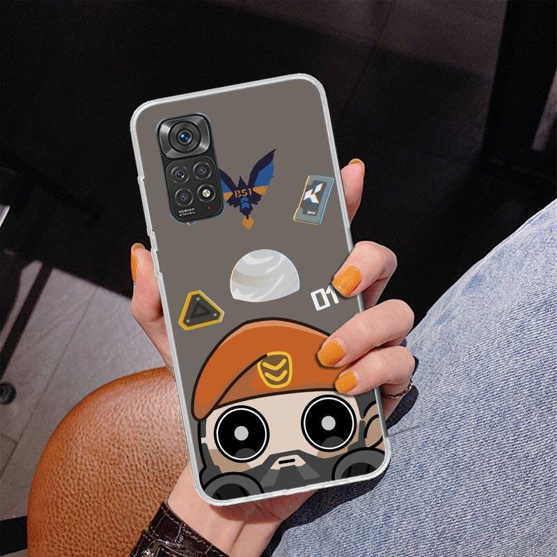 

Game Valorant Cute Phone Case For Xiaomi Redmi Note 15 14 13 12S 12 11 Pro Plus 14S 11S 11E 10 10S 11T 5G Personalized Cover Red Redmi Note 14 5G