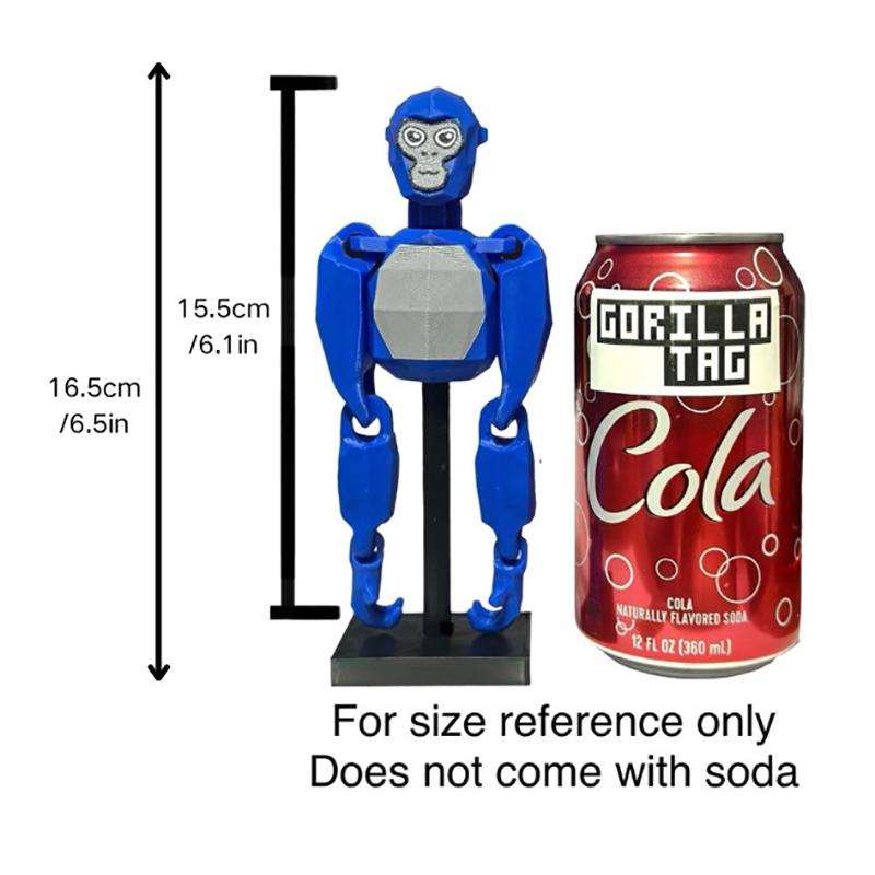 Gorilla Tag Monke 3D Printing Dolls Cartoon Animal Toy Birthday Christmas Gift For Children 3D Printed Toys With Movable Joints