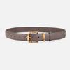 Womens Fashion Leather Belt With Alloy Pin Buckle For Jeans And Dress Attire