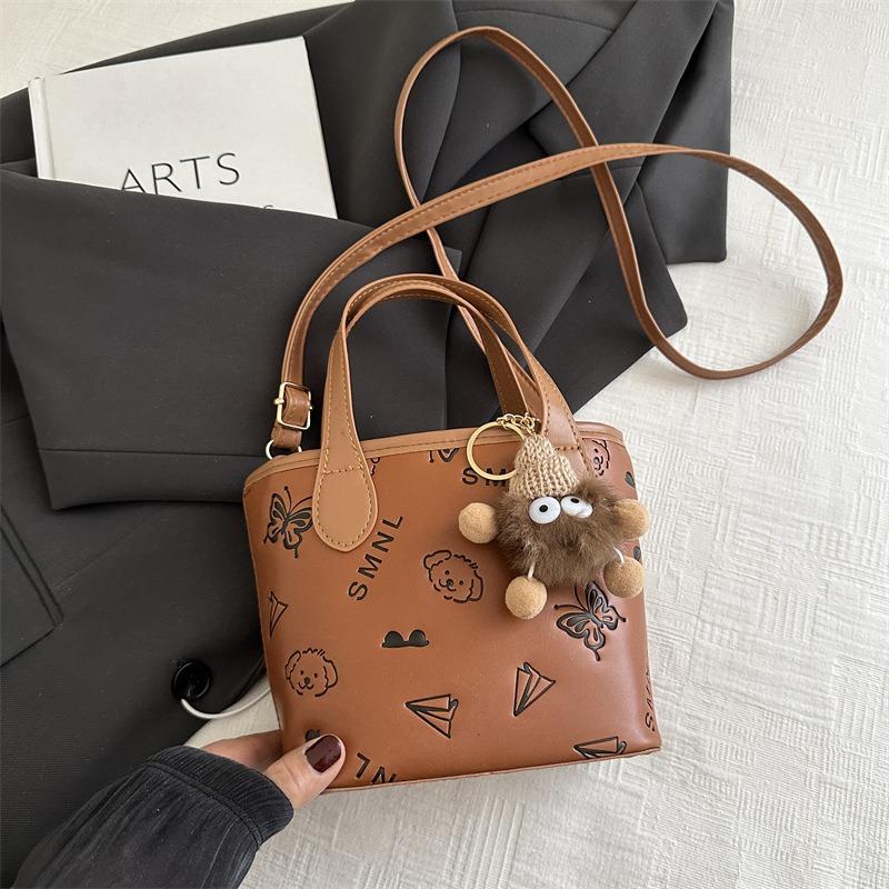 Today's Popular Textured Small Bags, Spring and Summer New Versatile Messenger Bags, Portable Mini Bucket Bags