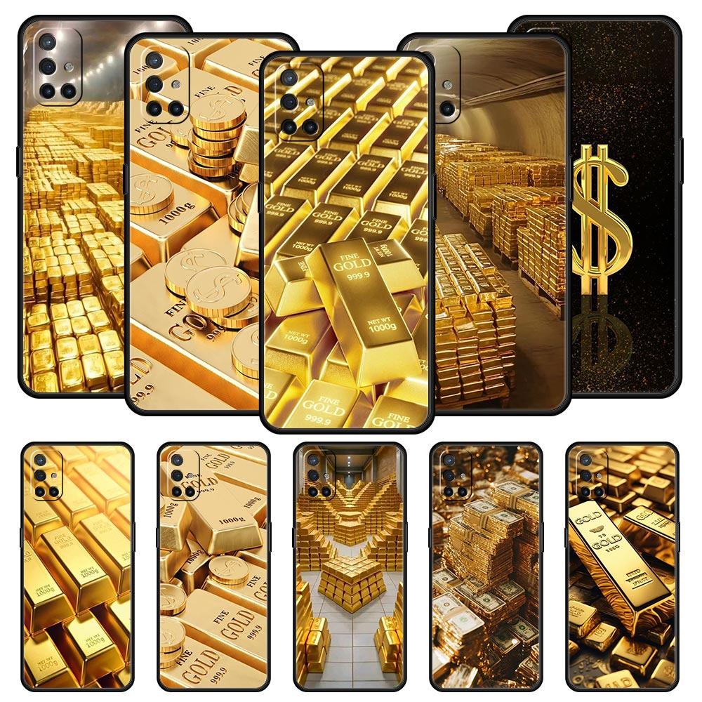 Gold Money Pattern Phone Case For OnePlus 15 13 12 11 10 9 8 13T 10T 7T Pro 13R 12R 9RT 8T Nord 4 N200 2T CE 2 3 5G Lite Cover