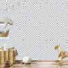 Checkerboard wallpaper light gray, white and gray 50x1000