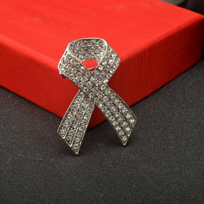 Black  Ribbon Brooch Pins For Women Men Elegant  Lapel Pin Decoration Accessories Party Jewelry Gift