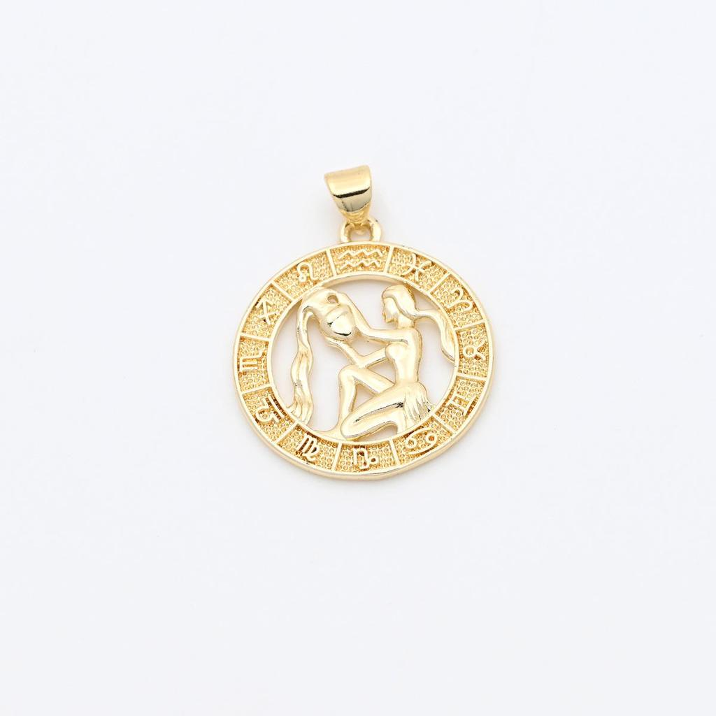 Zodiac Constellation Pendant Necklace for Men and Women - Elegant DIY Jewelry Accessory