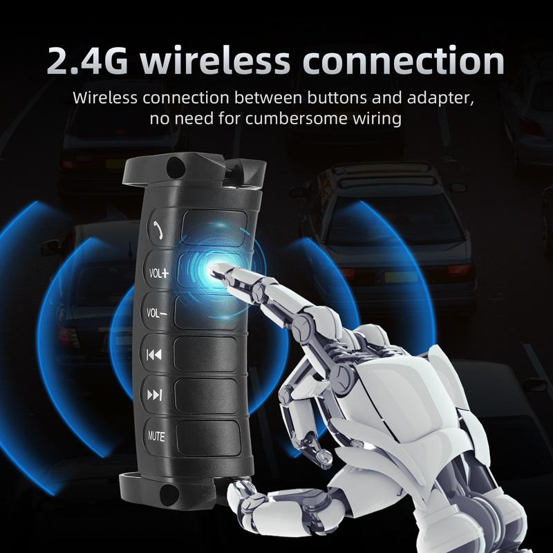 BTG Universell Fjärrkontroll Bil Rattknapp Fjärrkontroll Bilnavigation Multifunktionsomkopplare Knapp för Android