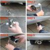 1PC Universal Stainless Steel Exhaust Tip Decorative Muffler Tail Pipe, Clamp-On Car Exhaust Muffler Tip for Vehicle Modification