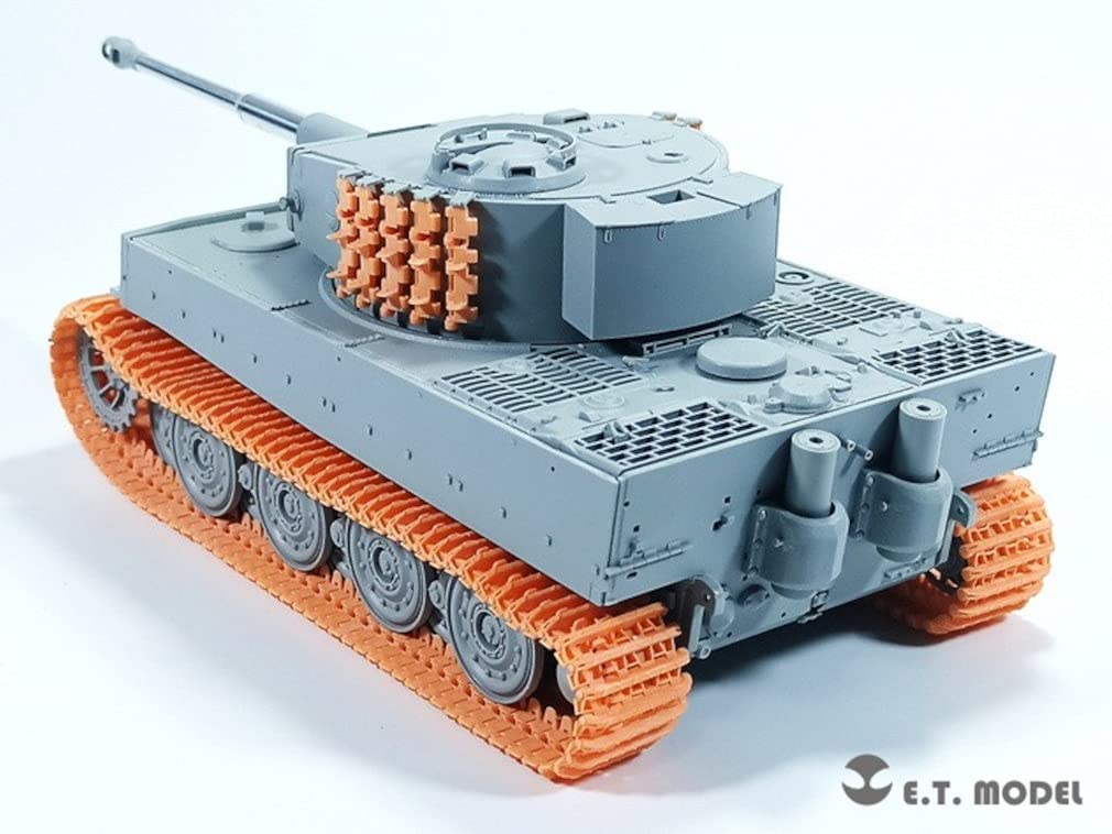 Model World War II German Tiger I Type Model Movable Track Plastic Model Parts E.T. 1/35 Later/Final (3D) P35-003