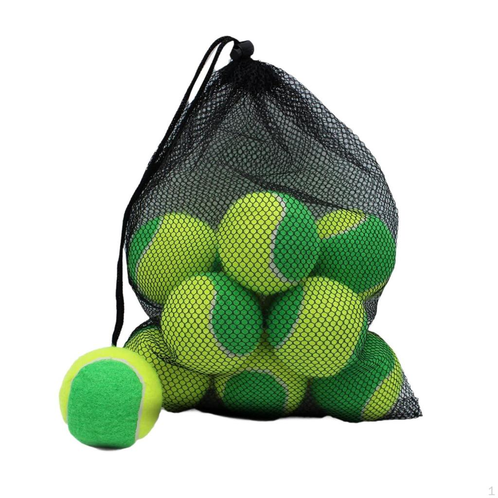 20 Pieces Tennis Balls Training Pet Dog Elastic Wear Resistant for