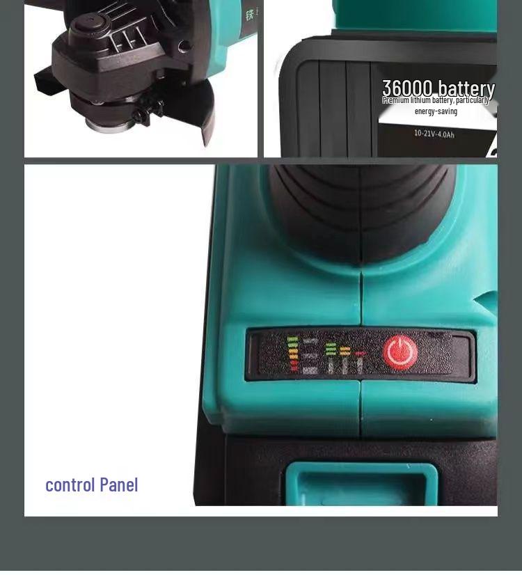 Universal Brushless Rechargeable Angle Grinder and Sander with Lithium Battery