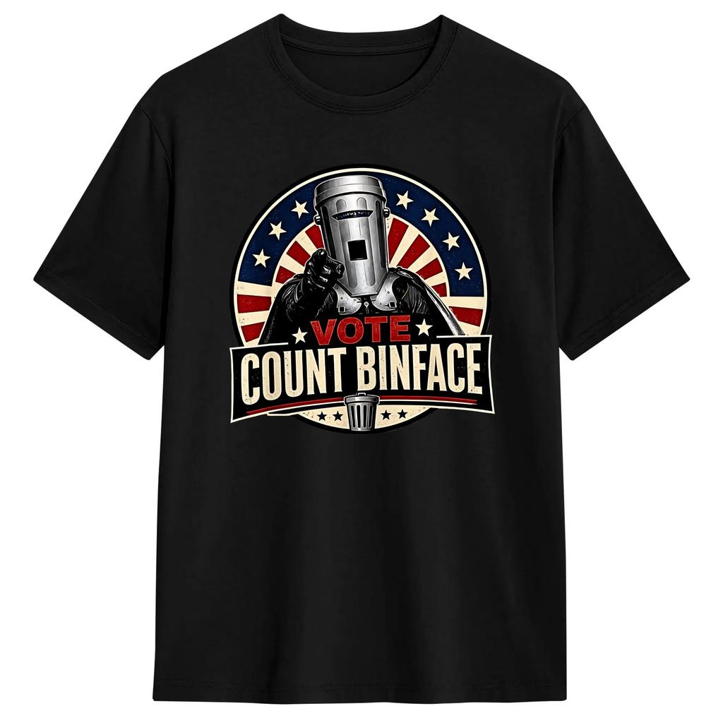Clean up Clacton. Vote Binface T Shirts Cotton Unique T-Shirt Round Collar Tee Shirt Short Sleeve Clothes Adult