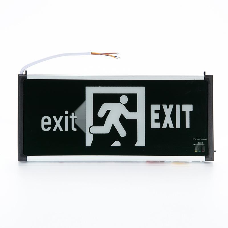 LED Exit Sign: Emergency & Fire Safety Indicator Light