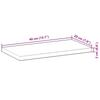 Floating Shelf 40 x 20 x 2 cm Solid Acacia Wood Untreated