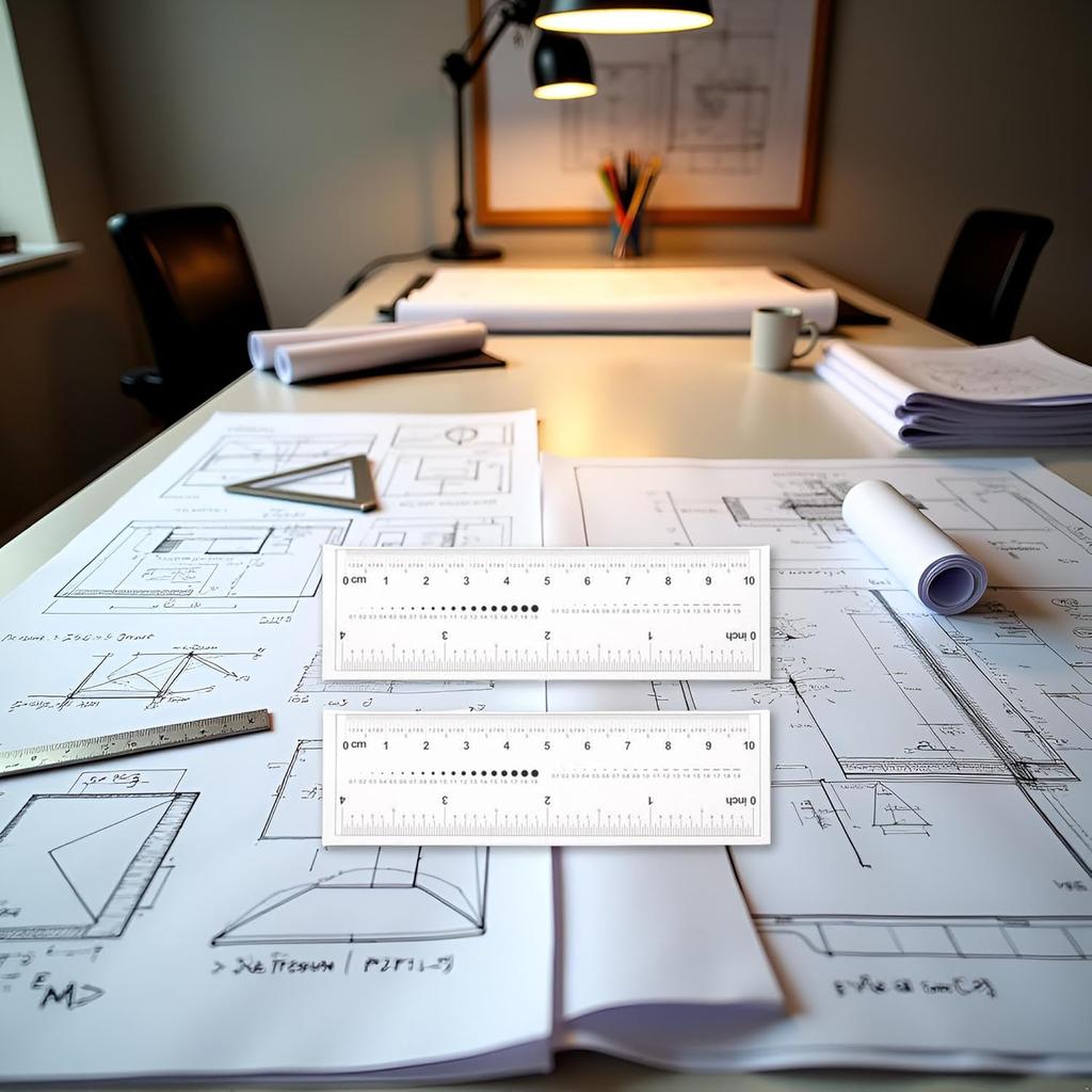 2Pcs White Film Flexible Ruler 4 Inch 0.1mm Scale PET Plastic Folding Straight Ruler Calibration Soft Measuring Tool for Factory, Transparent