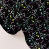Cartoon 1 Animal Little Cat Printed Matte Fitted Sheet, Bedroom Printed Bed Cover, Bedding Excluding Pillowcases