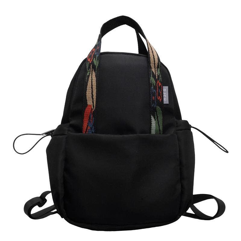 Japanese simple and versatile backpack women's 2025 new fashion and leisure shoulder backpack light travel student breast bag