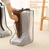 Reise-Schuhtaschen, wasserdichte, staubdichte Schuhaufbewahrungstaschen mit Griffen, durchsichtiger Schuh-Organizer für Stiefel und Schuhe