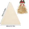 1PC Wood Wreath Boards Party Square Christmas Triangular Wedding Circle Home Decor Multiple Options Available