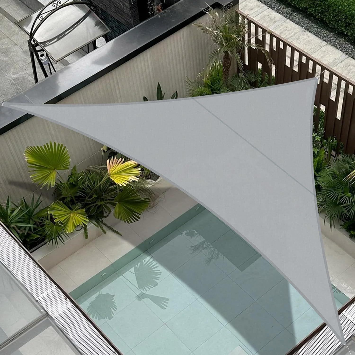 Polyester Oxford Sunshade Canopy – UV Protection for Outdoor & Camping 2m x 2m x 2m бежевый