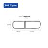 Real Carbon Fiber Car Central Electronic Parking Brake Frame Decoration Sticker For Volkswagen Tiguan 2013-2017 Car Accessories