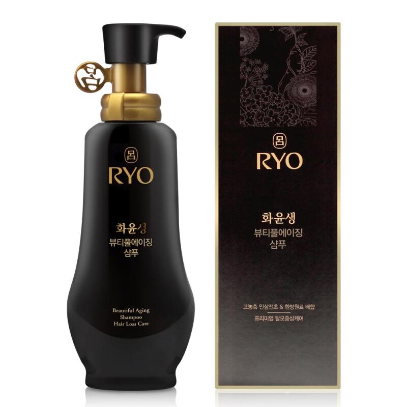 Ryo Hwa Yoon Saeng Beautiful Aging Shampoo Scalp Pack 2-piece Set