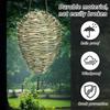 Artificial Wasp Nest Decoy Hornet Deterrents Wasp Trap Hangable Woven Reed Fake Nest Bee Decoy Beehive For Porch Patio Orchard