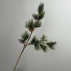 Realistic Artificial Pine Branch with Pine Cones Chinese Style Faux Pine Plant Plastic Fake Pine Branches Wedding Decor