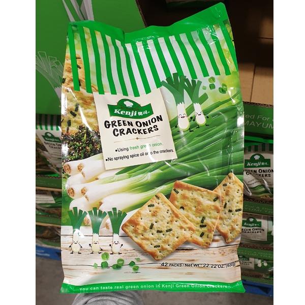 Kenji Green Onion Crackers 15g x 42packs