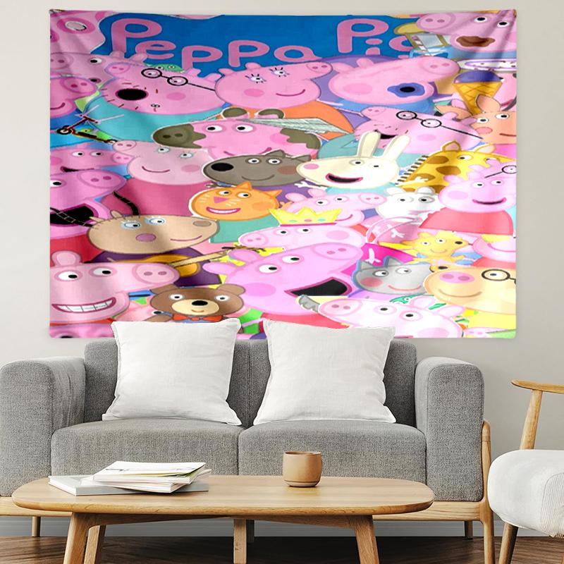 Cartoon Animation Print Tapestry, Lightweight Wall Hanging, for Bedroom, Dorm, Living Room, Home Art Decor - Birthday Christmas Gift for Friends
