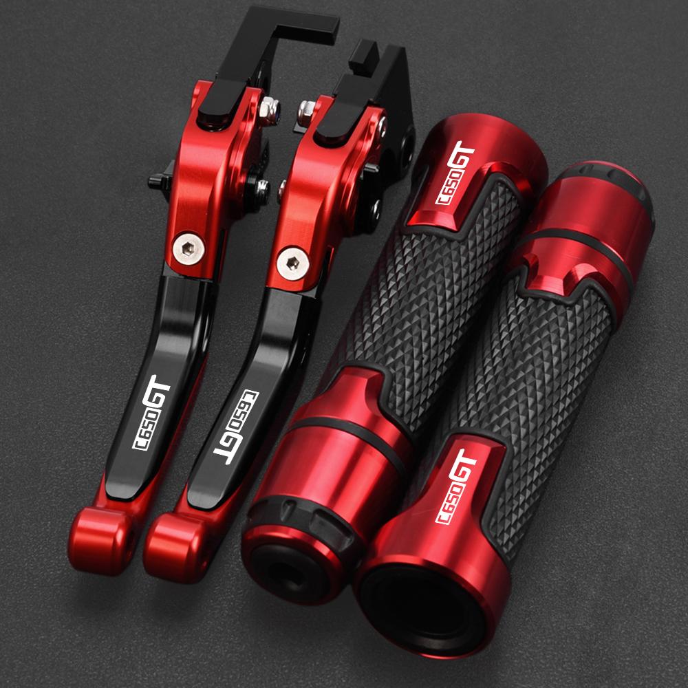 Motorcycle Aluminum Adjustable Brake Clutch Levers Handlebar Hand Grips Ends FOR BMW C650GT C 650 GT Maxi Scooters 2011-2017