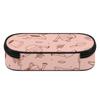 Pencil Case Simple Design Durable 300D Polyester Easy Open Zipper with Mesh Pocket Removable Divider and Pen Slots for Students