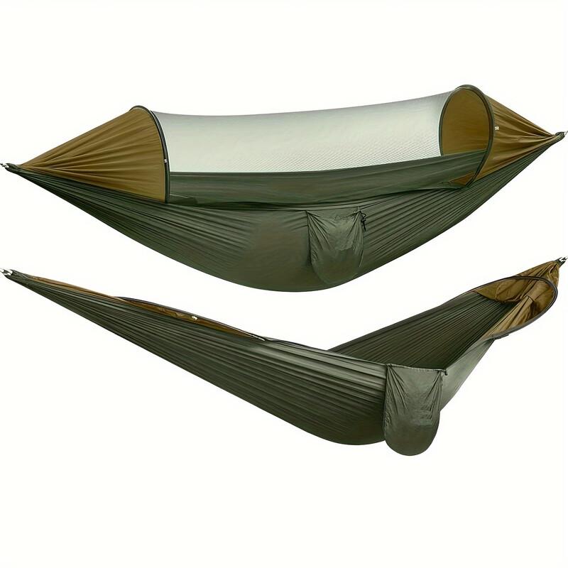 OLOEY Quick-Open Outdoor Hammock with Mosquito Net