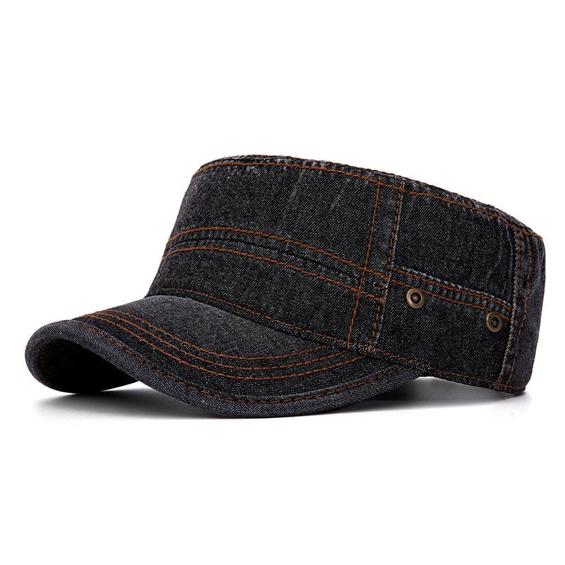 Denim Flat Cap Unisex Spring Summer Cap Sunscreen Sun Hat