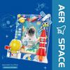 Non-Toxic Balody Creative Spaceman Building Blocks Astronaut Series Theme Mobile Bracket Po Frame Model Bricks Kids Toys Holiday Gifts
