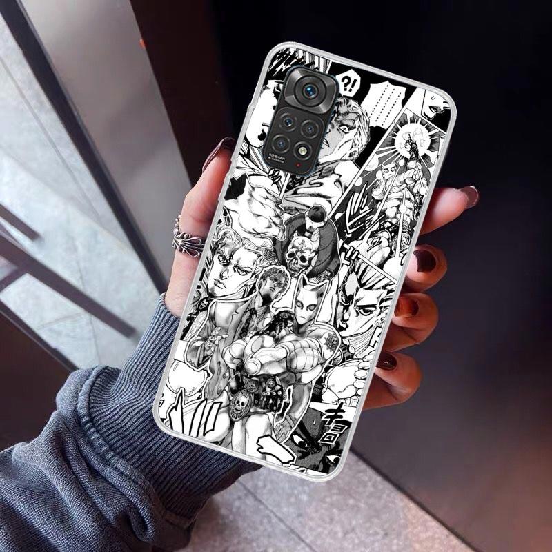 JoJo Kira Yoshikage Killer Queen Phone Case For Xiaomi Poco X5 X6 X7 Pro F7 Ultra M7 Redmi 15C 15 13C 13 12C 12 10 10C 10A 9 9C