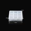 Box In Box (1 + 9) Transparent Portable Jewelry Storage Box Sundries Packing Box Plastic Storage Box Pp Box
