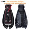 Remote Housing Cover For Chrysler Town Country For Jeep Grand Cherokee For Dodge Journey Ram Charger Caravan Magnum Key Shell
