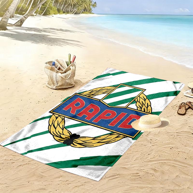 Asciugamano da Spiaggia Rapid Vienna Print, Asciugamano Grande Morbido ad Asciugatura Rapida per Spiaggia Campeggio Nuoto