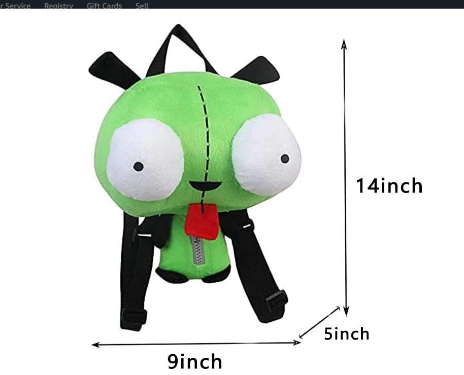 Invader Zim Dog Plush Toy