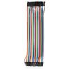 10Pcs Jump Wire Plastic Male to Female Connecting Cable for Computer Electronics 2.54mm