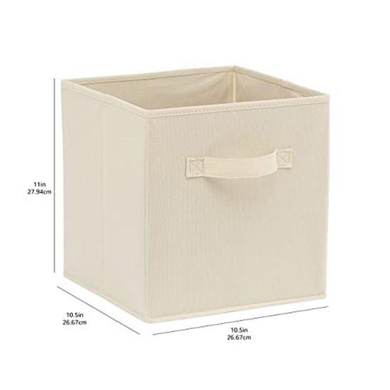 Basics Storage Box Folding Type 6-Piece Set Handles Beige 272728cm