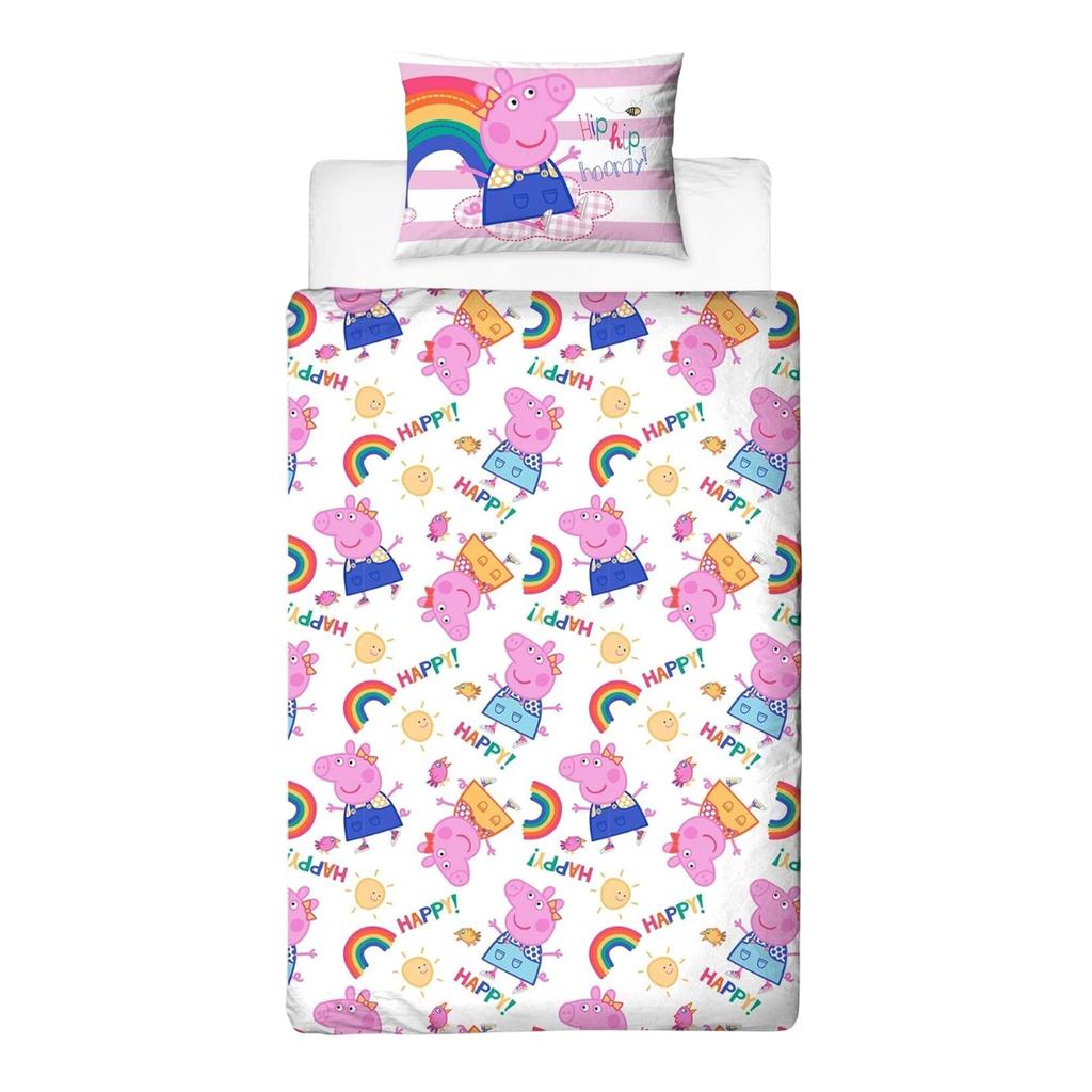 Peppa Pig I'm Just So Happy Reversible Duvet Set