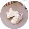 Children's Little White Shoes Spring and Autumn New Girls Cartoon Pendant Low-top Board Shoes Korean Version of Boys Breathable Sports Shoes