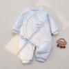 Baby Boy Girl Winter Thick Cotton Hanbok With Slipon Closure For Newborns