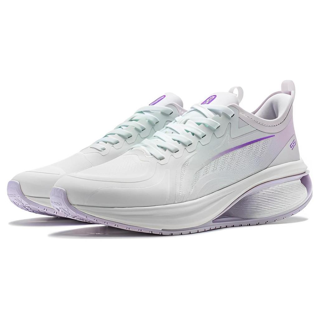 New LiNing WuShi 5S 3.0 Rebound Low Top Running Shoes Women's Mist White ARST050-5