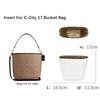 EverToner Dupont Paper Lining Storage Pouch Inner Liner Purse Portable Travel Insert Organizer For C-ch City 17 Tote Bag