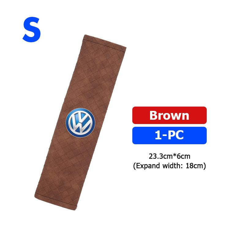 BIG1 For Volkswagen VW General Motors Seat Belt Cover Adjustable Belt Shoulder Pad Golf 4 5 6 7 Polo Jetta Sagitar Magotan Passat B5