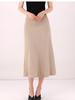 ACUD Satin A-Line Skirt _D.Beige